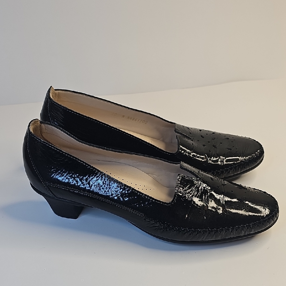 SAS Shiny Black‎ Women's Loafers Size 10 M